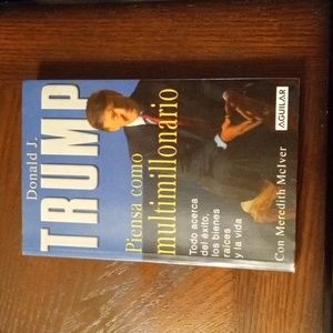 DONALD TRUMP BOOK. SPANISH.